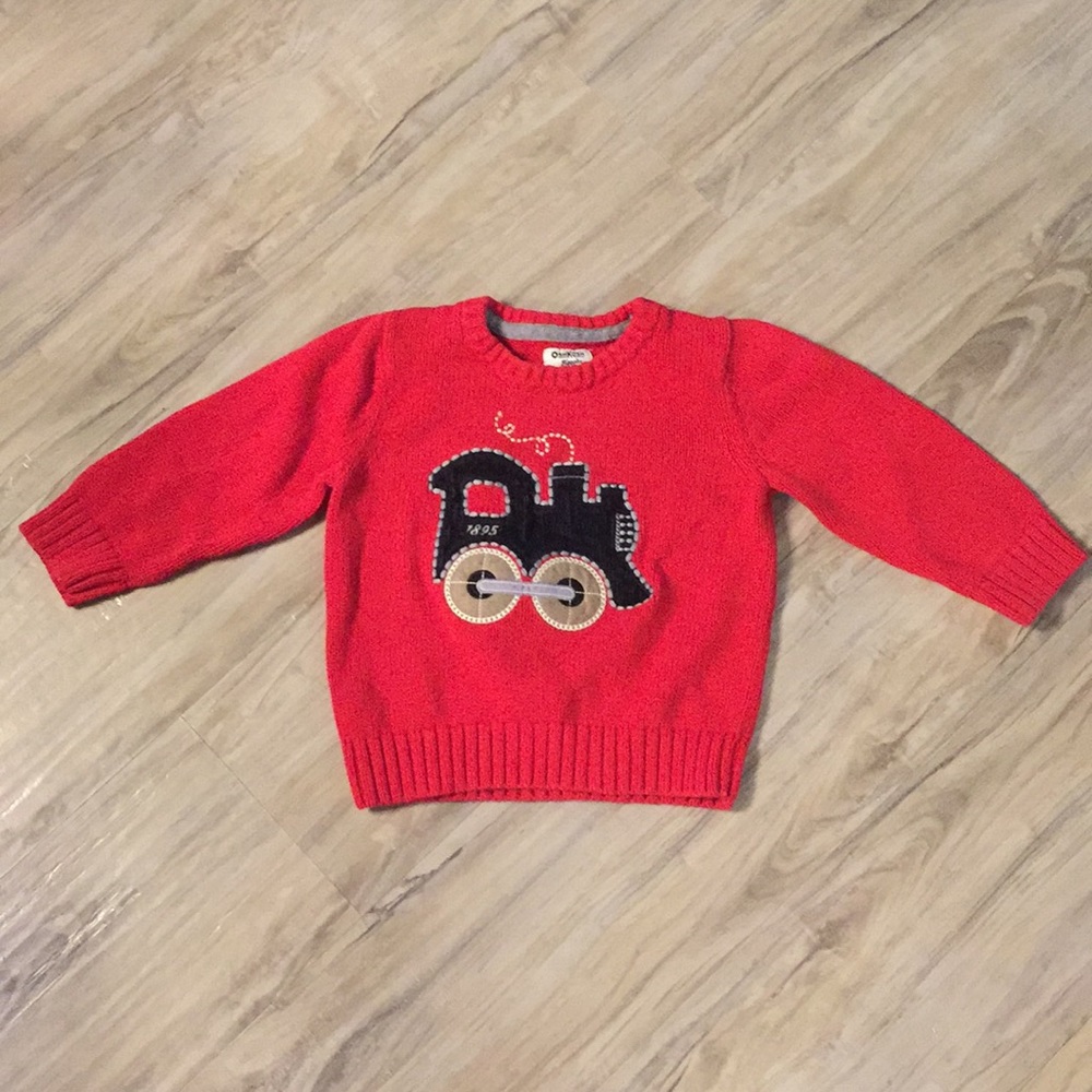 EUC! 2T Knit train sweater